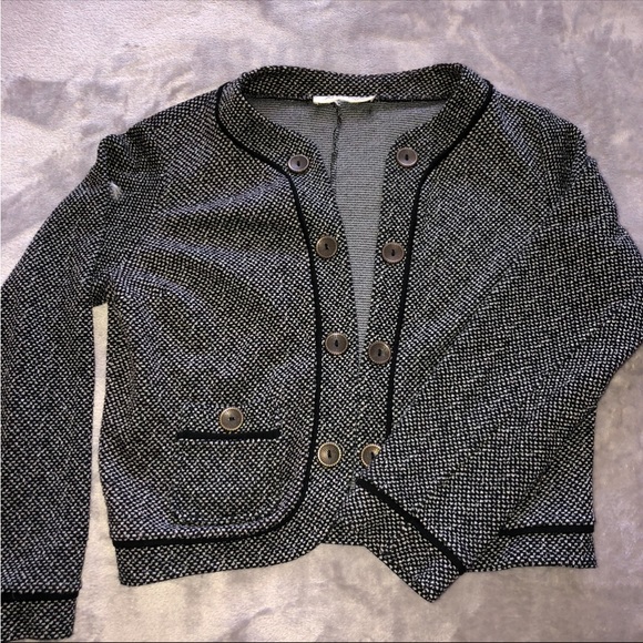 jus d’Orange Sweaters - Jus d’Orange Paris Grey cardigan with buttons